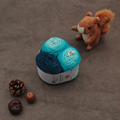 Kit Chaussettes - Amande Fing - Caraïbes Gradient + Nuit dans la forêt brumeuse - S