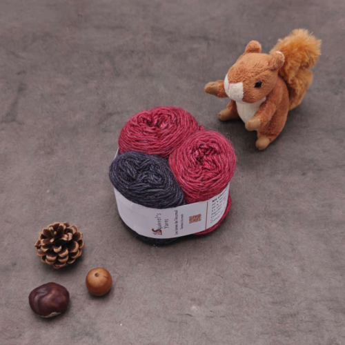 Kit Chaussettes - Mélèze Fing (éphémère) - Smoothie fraise-cassis + Charbon - S